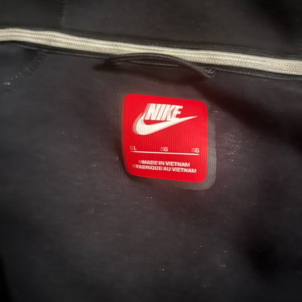 Nike Black and Gray Hoodie